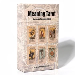 Pocket Sized Deck Tarot 78 Cards Meaning Tarot And Oracle Comics Tarot Cards - Picture 1 of 6