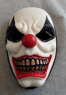 Spirit Scary Smiling Clown Mask Halloween Costume Horror Prop ☆FLAWS☆ - Image 1 of 4