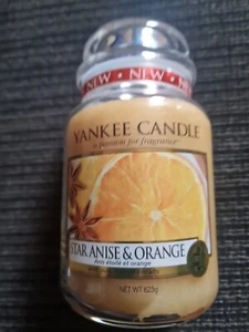 Yankee Candle tarro grande estrella anís y naranja (fotos de vela real) - Imagen 1 de 5