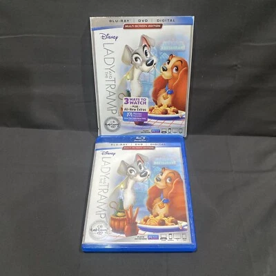 Lady and the Tramp - With Slipcover. Disney Signature Collection Blu-ray + DVD - Image 1 of 4
