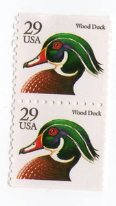 Scott #2484a Wood Duck Booklet Pair of Stamps - MNH - Picture 1 of 1