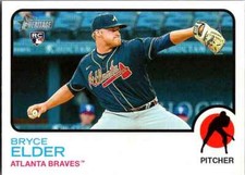 2021 Topps Heritage 50th Anniversary Buybacks Bryce Elder Atlanta Braves #591