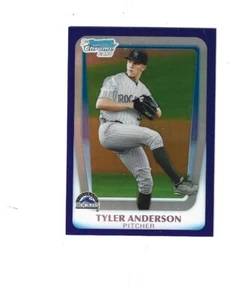 2011 Bowman Chrome Draft Prospects lila Refraktoren #BDPP3 Tyler Anderson - Bild 1 von 1