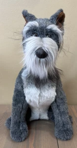 TY Classic Plush MAX the Schnauzer Dog Retired 2000 Gray 12" Stuffed Animal - Picture 1 of 8