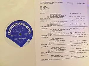 RADIOSHOW #134 NBC'S COUNTRY SESSIONS mit T.G. SHEPPARD LIVE, 13 TUNES, 1 STUNDE - Bild 1 von 1