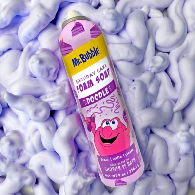 Mr. Jabón de espuma de burbujas pastel de cumpleaños doodle hace gran limo! ¡EDICIÓN LIMITADA! Foto 1 de 3
