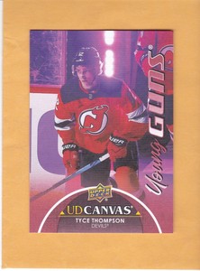 2021-22 UPPER DECK TYCE THOMPSON UD CANVAS YOUNG GUNS ROOKIE #C96 DEVILS NM-MT