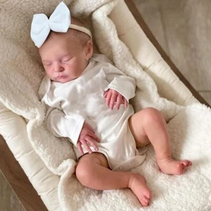 Reborn Baby Dolls Vinyl Full Body 20 Inch Waterproof Realistic Newborn Baby - Picture 1 of 5