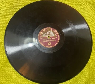Overture 'Oberon' pt 1+conclusion-Von Weber-C3111-HMV-record-78rpm LP-vgc - Image 1 of 2