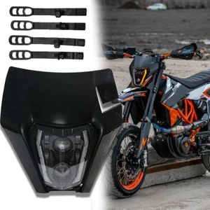 LED Headlight W/Turn signal For KTM EXC XCF XCW SXF SMR 125 250 300 350 450 500 - Picture 1 of 11