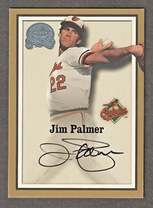 Jim Palmer 2000 Greats Of The Game SP autógrafo automático Baltimore Orioles BV $200 - Imagen 1 de 2