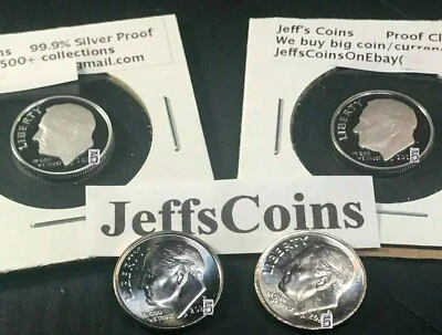 Moneda de diez centavos 2025 P D S Roosevelt EE. UU. como nueva 99,9 % PLATA + banco PD A PRUEBA REVESTIDA 4 en stock Foto 1 de 4