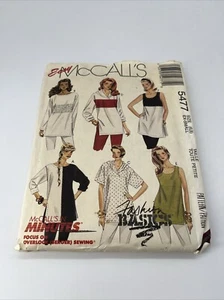Easy McCall's Pattern 5477 Misses Oversize Tunics Ex-Small Size 6-8. - Picture 1 of 4