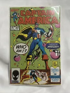 Stan Lee Signed CAPTAIN AMERICA VOL. 1 #307 JULY 1985 1ST APP MADCAP - Picture 1 of 5