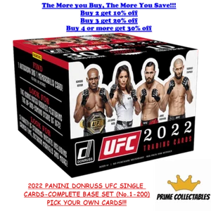 2022 UFC PANINI DONRUSS BASE SINGLE TRADING CARDS (NO.1-200)-PICK YOUR OWN CARDS - Bild 1 von 399