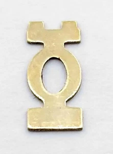  NOS MINT 14k Gelbgold Anfangsbuchstabe "O" für Schmuck Reparatur Einsatz siehe Bild - Bild 1 von 4