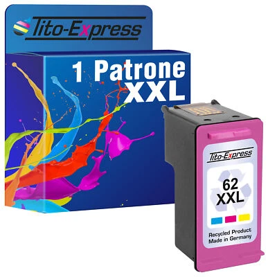1x Patrone Color PlatinumSerie für HP 62 Mega XXL Envy 5544 5545 5547 e-All-in-O - Bild 1 von 4