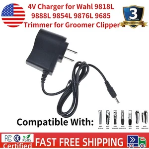 5V Charger for Wahl 9818L 9888L 9854L 9876L 9685 Trimmer for Groomer Clipper - Picture 1 of 5