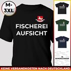 T-Shirt Mann - FISCHEREIAUFSICHT - Fun Shirt Angler Angeln Alle Bundesländer