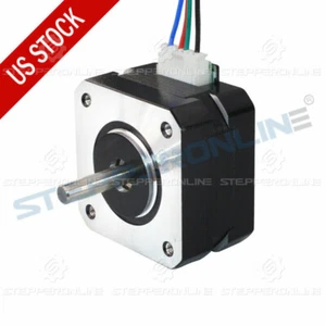 STEPPERONLINE Nema 17 Stepper Motor 18oz.in 0.7A 42x25mm for Extruder Motor - Picture 1 of 5