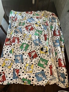 Vintage 90s Disney 101 Dalmations Full Twin Size Sheets Top and Fitted - Bild 1 von 3
