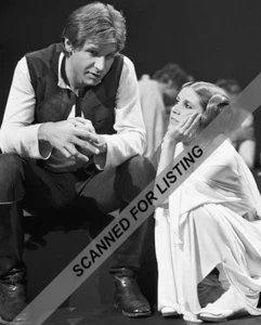 STAR WARS PRINCESS LEIA Han Solo - Carrie Fisher Harrison Ford 8X10 PHOTO #8850 - Picture 1 of 1