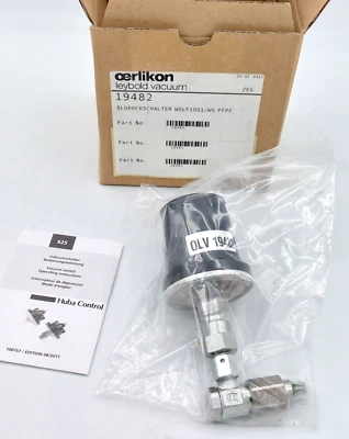 Interruptor de presión de vacío Leybold 19482 WSLF 1001 WS PFPE *NUEVO* Foto 1 de 4