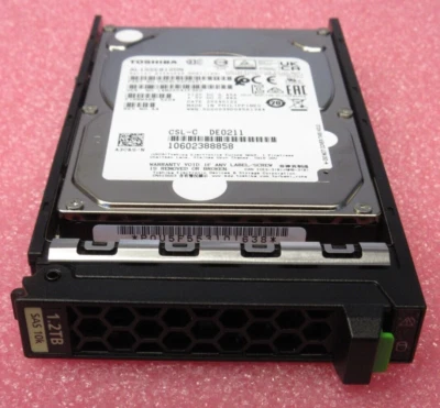 Fujitsu 1.2TB 10K 2.5" SAS 12G 512N Hot-Plug Hard Drive HDD S26461-F5806-L112 - Image 1 of 4