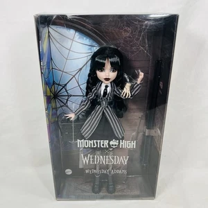 Monster High X Wednesday Addams Doll & Pet Thing 2024 Limited Edition 11 Zoll - Bild 1 von 5