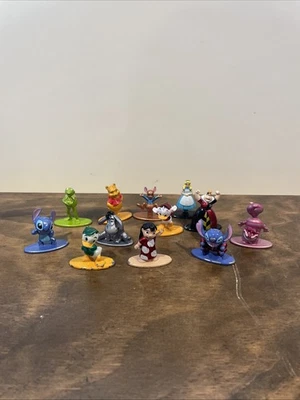 Jada Disney Nano Metalfigs Die-Cast Lot Of 12 Mini Display Characters - Image 1 of 4