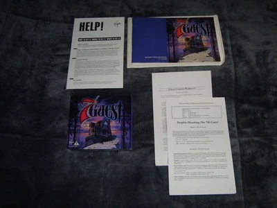 The 7th Guest 1992 PC CD-ROM game - Horror Adventure with manual - Image 1 of 2