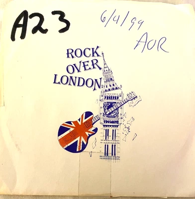 6/8/90 ROCK OVER LONDON: ASHLEY MAHER INTERVIEW/TUNE, JOE COCKER (LIVE), SUNDAYS - Image 1 of 2