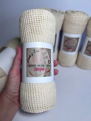 Certified ORGANIC Mesh Cotton 60” Wide One-yard - Image 1 of 4