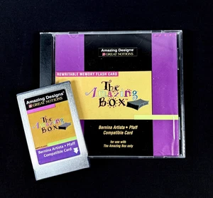Rewritable Embroidery Card for Amazing Box Fits Bernina Artista Deco 300 & Pfaff - Picture 1 of 5