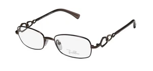 NEW EMILIO PUCCI 2124 EYEWEAR 51-17-135 RECTANGULAR FULL-RIM WOMENS 207 METAL & - Picture 1 of 8