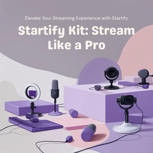 Startify Streaming Starter Kit – Mic, Webcam, Ring Light, Mixer, Head - Picture 1 of 23