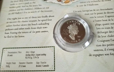 2001 50c Canada's Folklore & Legends: 3 Coins - Sterling Silver Coin Set - Image 1 of 4