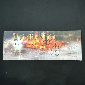 Biglietto autografato Moi dix Mois Dix infernal 2003 stub Mana Sama Malice Mizer - Foto 1 di 4