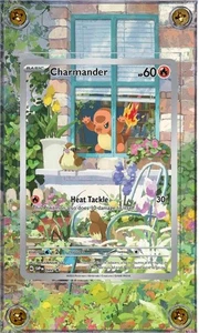 Pokemon Charmander 044 Sv: Scarlet & Violet Promo Card Extended Art Case - Picture 1 of 1