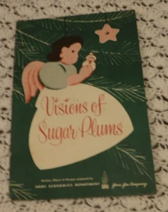VISIONS OF SUGAR PLUMS COOKBOOK BY COLUMBIA GAS SYSTEM COMPANY -PITTSBURGH GROUP - Picture 1 of 6