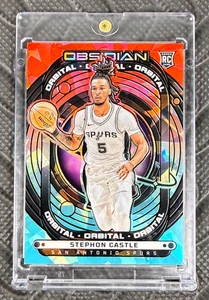 Stephon Castle 2024-25 Obsidian Orbital Electric Etch Fire And Ice Flood RC /30 - Bild 1 von 3