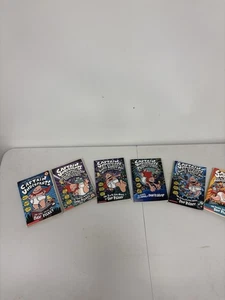 Lot of 6 Captain Underpants Books by Dav Pilkey Paperback  Ok Condition - Picture 1 of 7