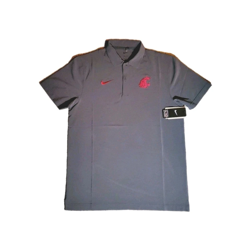 Nike Washington State Cougars Polo Shirt Men’s Size 2XL Dri-Fit Crimson