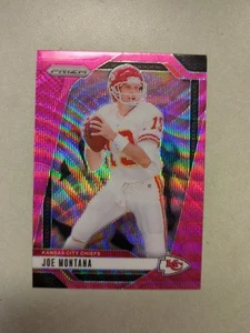 2024 Panini Prizm - Joe Montana #147 Pink Wave Prizm - Picture 1 of 2