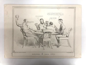 John Doyle Lithograph: MINISTERS and THEIR CUPS 1832 - Picture 1 of 10