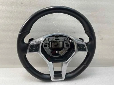 13 14 15 16 MERCEDES SLK Black Steering Wheel - OEM W/ PADDLES OEM - Image 1 of 4