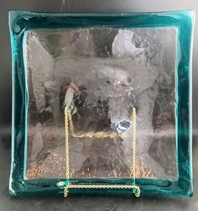 Art Glass Tray: La Murrina, Murano Square Glass Dish c.1990s, Signed + Logo - Picture 1 of 5