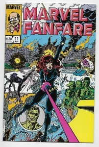 Marvel Fanfare #11 1983 1st App Of Iron Maiden VF/NM Black Widow Movie Melina - Picture 1 of 2
