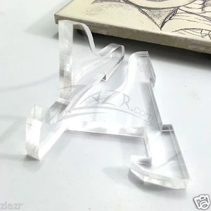 Acrylic Adjustable Stand Photo Frame Small Mobile Compact Display Holder 2-Piece - Picture 1 of 5