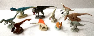 Vtg 10 Jurassic Park Dinosaurs Vending Machine Figure Set NOS New 2000s - Picture 1 of 6